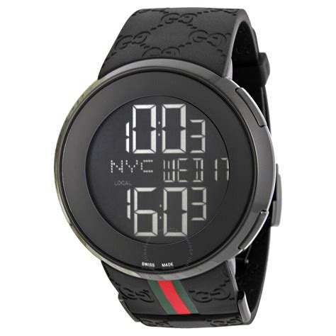 gucci black digital watch|gucci smartwatch price.